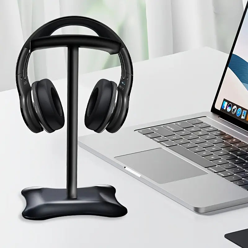 Hållare Headset med Avtagbar Krok – Perfekt för Studentrum & Hemmakontor