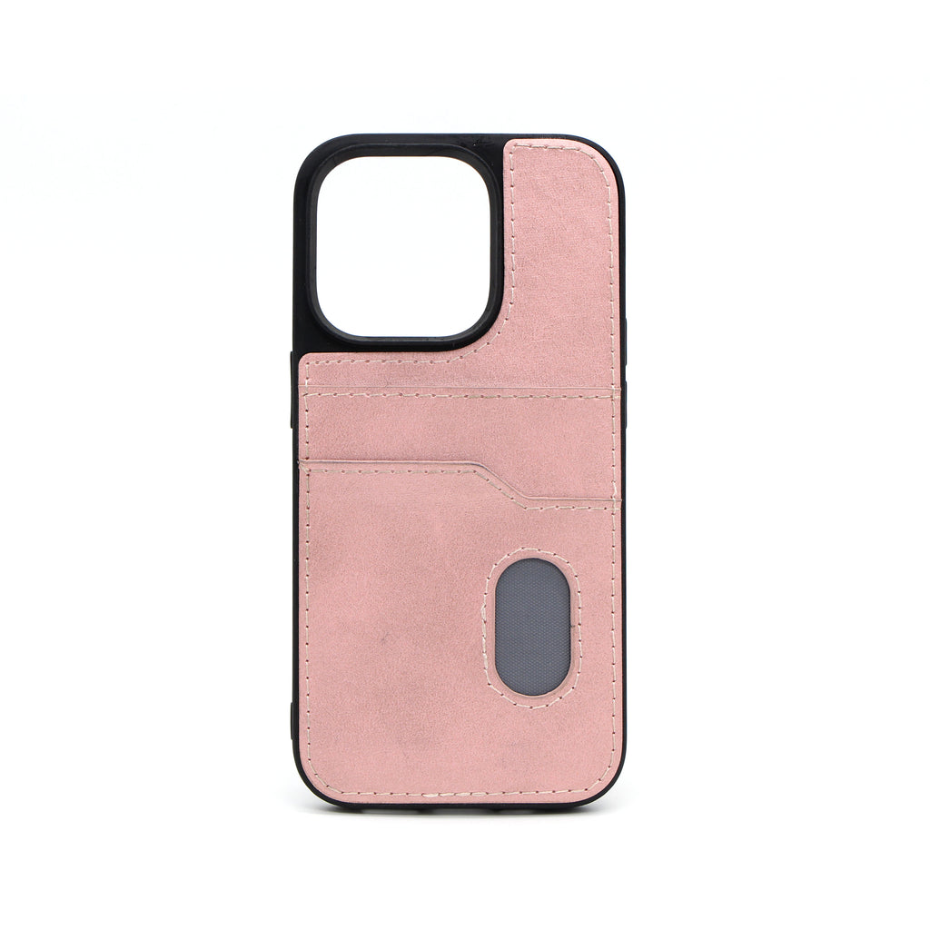 Iphone 15 Pro Max Läderskal Elegans med korthållare