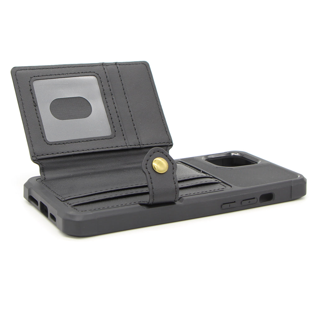 Iphone 15 Pro Max plånboksfödral Kraftig