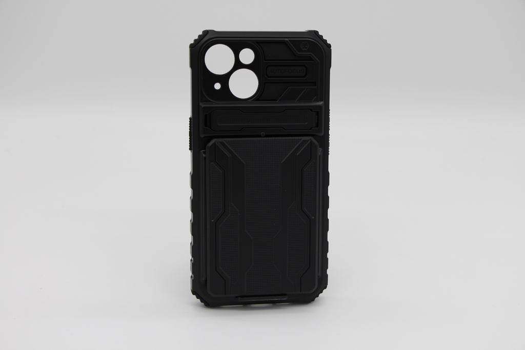 Iphone 15 Armor Stand med kortfack