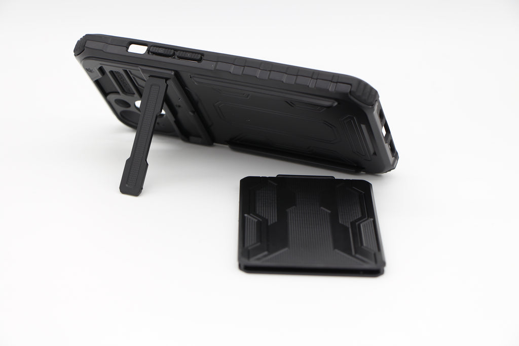 Iphone 15 Pro Max Armor Stand med kortfack