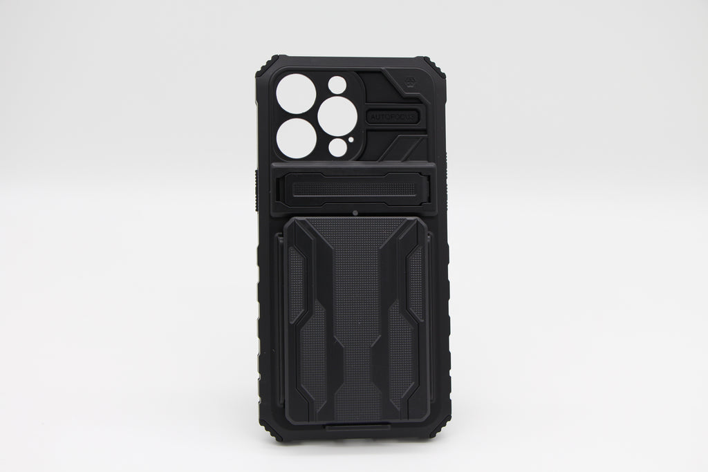 Iphone 15 Pro Max Armor Stand med kortfack