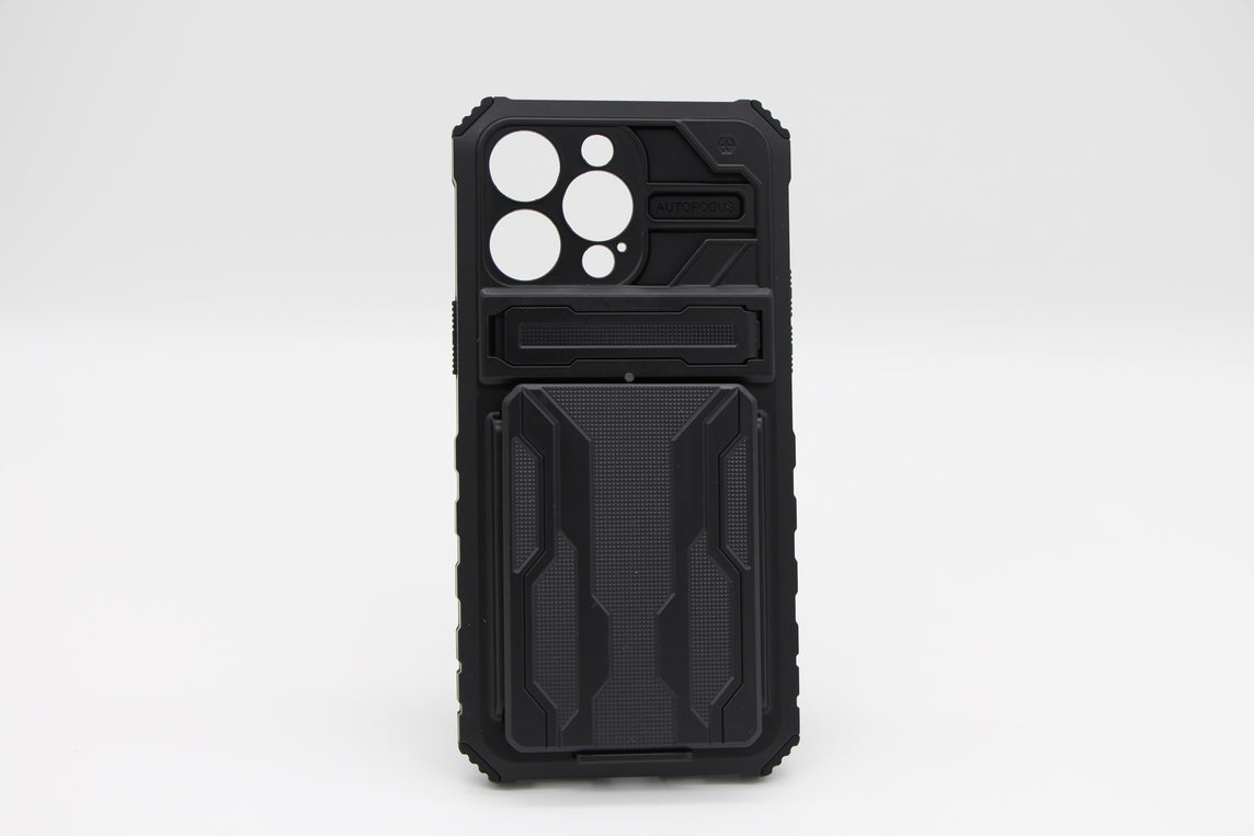 Iphone 15 Pro Max Armor Stand med kortfack