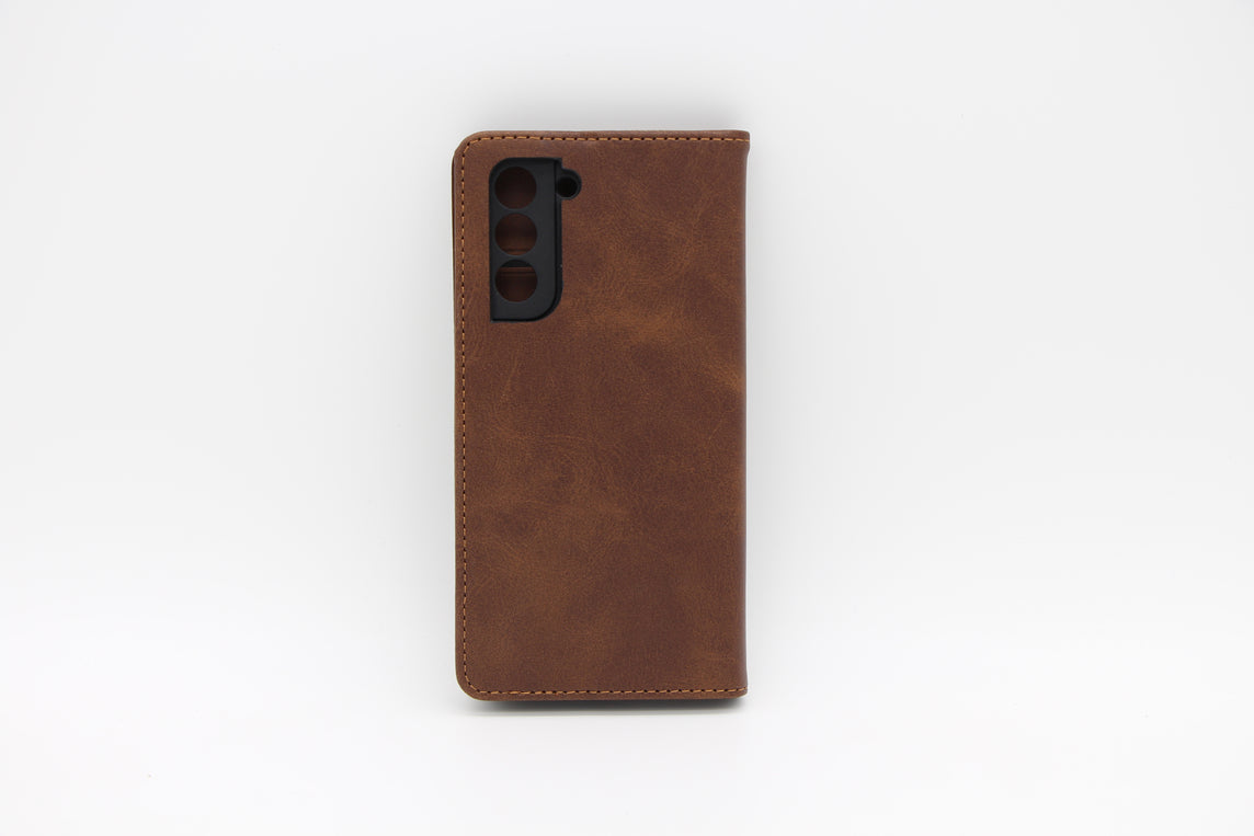 Samsung S21 Plus Plånboksfödral Läder