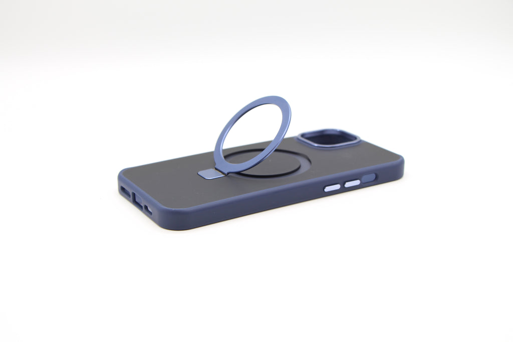 Iphone 15 Pro Magsafe matt skal med ring