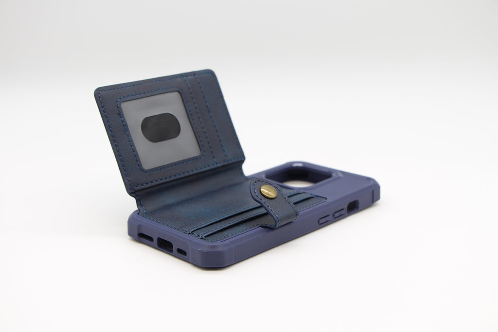 Iphone 15 Pro Max plånboksfödral Kraftig