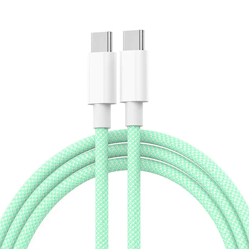 USB-C till USB-C Kabel | 60W PD Snabbladdning
