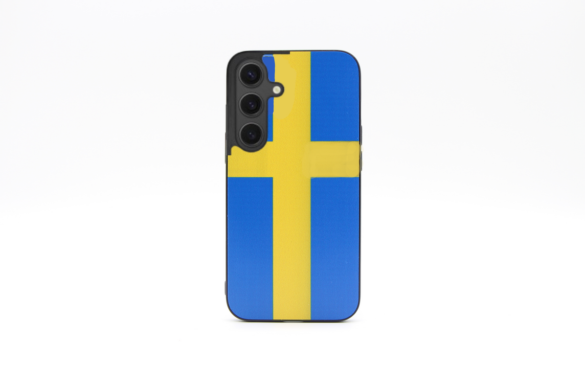 Samsung S24 Skal med Svensk Flaggan