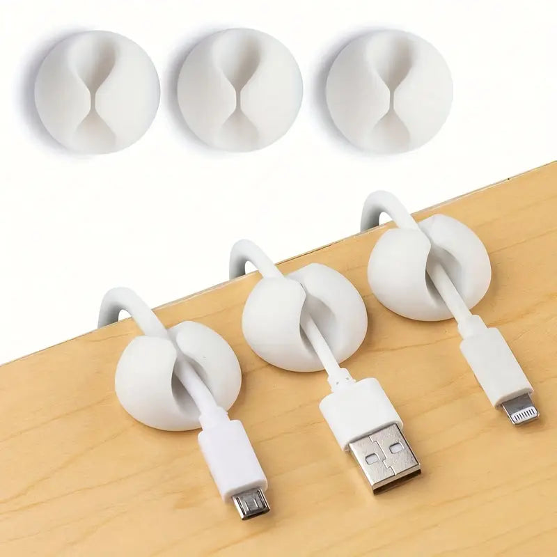 Rund kabelorganisatör – Smidig & kompakt förvaring för datakablar