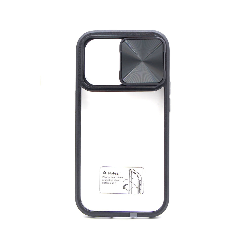 Iphone 14 Pro Max Silikonskal skjutbar kameraskydd