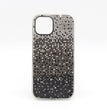 Iphone 15 Skal - Silver/Svarta pärlor