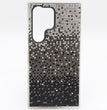 Samsung S24 Ultra Skal - Silver/Svarta pärlor