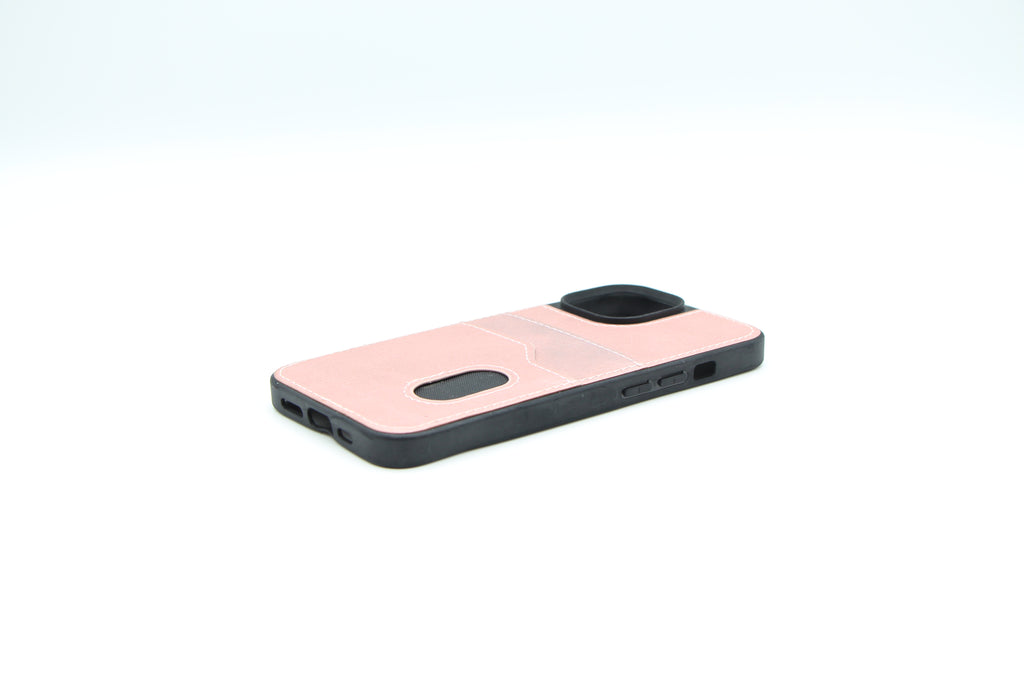 Iphone 15 Pro Max Läderskal Elegans med korthållare